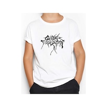 Zepplin Giyim Cattle Decapitation Logo Beyaz Çocuk Tişört Beyaz