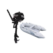 Coralsea 270 Ahşap Tabanlı Şişme Bot + Mercury 3.5 Hp Deniz Motoru