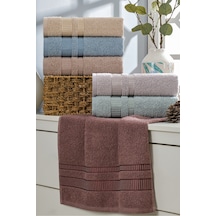 Eponj Home 6lı El Havlu Seti 50x85 Yıldız A.kahve-mavi-kahverengi-lila-mint Yeşili-mürdüm A.kahve-mavi-kahverengi-lila-mint Yeşili-mürdüm