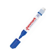Penmark Hs-305-02 Mavi Beyaz Tahta Kalemi 2-3 Mm Uç Genişliği İle Pratik Yazım Çok Renkli