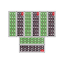 Rulet Yeşil 1 Set Jant Şeridi