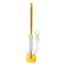Cam Piknometre 10 Ml - Kalibreli Termometreli - Sertifikalı