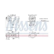 Opel Combo Egr Valfi 1.7 Dti 2001-2005 Y17dt Nıssens 98476