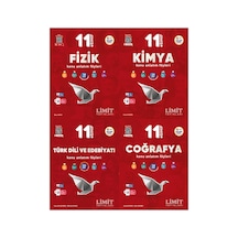 Limit 2027 11. Sınıf Fizik + Kimya + Türk Dili Ve Edebiyatı + Coğrafya Konu Anlatım Föyleri Seti 4 Kitap Maarif Model