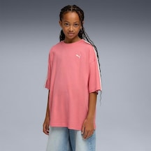 Puma Çocuk Tişört Oversized Graphic Pembe