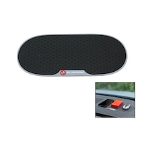 Telefon Tutucu - Silikon Oto - Araç İçi Torpido Kaydırmaz Organizer 29x14cm Bx40 Çok Renkli