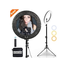 Ring Liğht Led 5500kw 18inch Makyaj Çekimleri Makeup Çekimleri Sac Çekimler Youtuber Kit