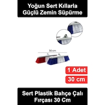 Çalıfırçası Bahçe Çalı Fırçası Sert Plastik Renkli Kıllı 30 Cm Dış Mekan Teras Balkon Sokak Garaj Z