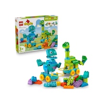 Duplo Kasabası 3 Ü 1 Arada Tekerlekli Dinozorlar 10451