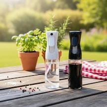 1 Adet Cam Sprey Yağlık, 225 Ml Yağ Ve Sirke Püskürtücü, Büyük Boy, Çok Amaçlı Mutfak Gereci, Airfryer İçin İdeal Siyah & Beyaz Beyaz