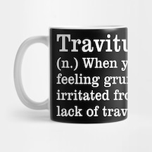 Travitude - Seyahat Sevgisi - Gezgin Kupa Bardak Çok Renkli