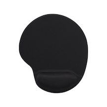 Bilek Destekli Mouse Pad Kaydırmaz Tabanlı Mouse Pad Siyah