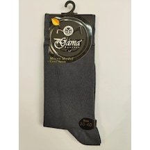 Kocabey Gama 915 Erkek Mikro Modal Core Spun Pamuk Çorap Koyu Gri