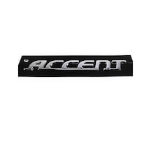 Hyundaı Uyumlu Accent Bagaj Yazısı 155mm-18mm 2006-2010nikel,