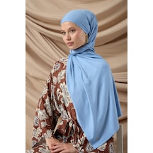 Silk Home Premium Penye Şal 65002-30 Bebe Mavi Çok Renkli