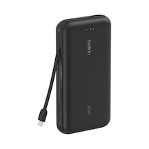 Belkin Bpb024 Boostcharge 20k 30w Entegre Usb-c Kablolu Powerbank - Siyah