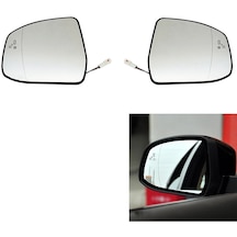 Çift Lr Isıtmalı Otomatik Yan Ayna Camı Kör Nokta Uyarısı Ford Focus Mk2 Mk3 Mondeo Mk4 İçin Kapı Kanadını Değiştirin Sol Sağ