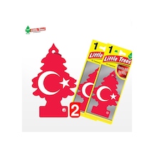Oto Koku Little Trees Kağıt Koku Türk Bayrağı Ay Yıldız 2 Adet