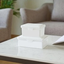 Ankatek Toz Taşınabilir Seyahat Saklama Pz Pamuklu Mendil Maske Maske Leezsing Kutusu Kutusu Kutu Kullanımı Kapaklı Islak İş Hava Geçirmez Ev Çıkarıcı Bosphorusboutique Beyaz Açık Dk Beyaz Beyaz