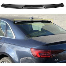 Audi A4 B9 Cam Üstü Rs Spoiler Piano Black 2017-2019