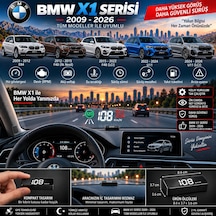 Bmw X1 Serisi 2009-2026 Modeller İçin Head Up Display Hayalet Gösterge Ekranı Ön Cam Hız Göstergesi