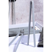 Silikon Tutacak Maşa 29 Cm-füme Silikon Gri
