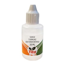 Turkuaz Gıda Renklendiricisi Sıvı Suda Çözünür 30 Ml