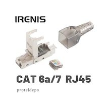 IRENIS RJ45 Aletsiz Montaj tipi Konnektör, Cat.7/6A/6 FTP, S/FTP