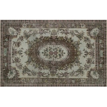 Gerçek El Dokuma Eskitme Vintage Halı 166 X 262 Cm