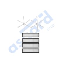Dreame D9,d9 Max,l10 Pro,d9 Pro Uyumlu 2 Yan Fırça 4 Filtre Pkt-iasgf0000164