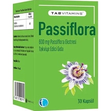 Tabvitamins Passiflora 30 Kapsül 8680133002915