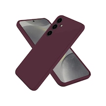 Samsung Galaxy A36 Kılıf First Silikon - Mürdüm