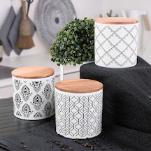 Keramika Ares Saklama Kabı 12 Cm 3 Adet