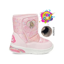 Barbıe Larez Pembe Renk İçi Tüylü Kız Çocuk Kar Botu Pembe