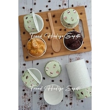 Cupcake Muffin Kalıbı Büyük Boy Xl Mint Yeşili Dondurma Desenli Jumbo Kek Kapsülü 50&apos Li .