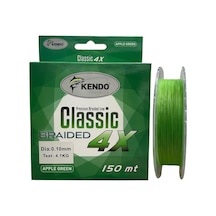 Kendo Classic 4x 150mt 0.10mm 4.1kg Örgü İp Misina Apple Green