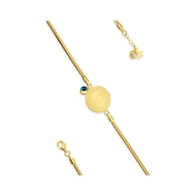 Fiyonk Kuyumculuk Yeni Çeyrekli 14 Ayar Altın İtalyan Bileklik 001