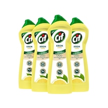 Cif Krem Limon Kokulu Temizleyici 500 ml - 4'lü Paket