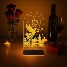 Luvivia Yılbaşı Hediyesi Yeni Yıl Kişiye Özel 3d Lamba - Masa Gece Lambası