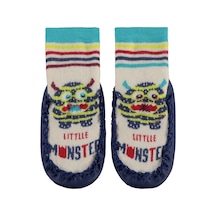 Civil Baby Monster Bebek Erkek Havlu Çarık Çorap - Standart