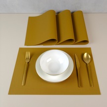 Maxstyle Khaki 4 Parça Amerikan Servis 30x45 Cm Renkli