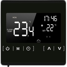 Ankatek Yerden Termostat Termoregülatörü Springsun Programlanabilir Lcd Isıtma Elektrikli Dokunmatik Akıllı Ac85-250v - Um