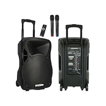 Lastvoice LS-P1915EE Portatif Taşınabilir Mikrofonlu Seyyar Ses Sistemi 15 İNÇ 1200 WATT