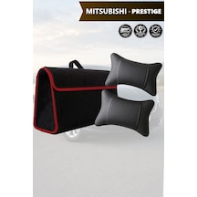 Mitsubishi Prestige Uyumlu Siyah Renk Bagaj Çantası Koltuk Yastığı Lüks Model