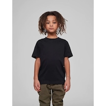 Çocuk Unisex Basic T-shirt - Siyah Çok Renkli
