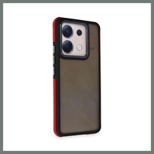 Bezos Redmi Note 13 Pro 5g Uyumlu Harvel Kapak - Kırmızı Mmbz