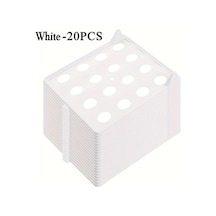 Oldfriend 20 Parça Beyaz Yığınlanabilir Giyim Organizatörü - Taşınabilir Dolap Düzenleyici Beyaz