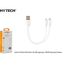 2in1 20cm 3a Usb Lightning + Micro