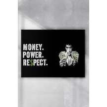 Pster7014 Money Power Respect Motivasyon Poster 50x70cm 7/8 Yaş