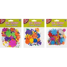 Bu-bu Eva Sticker Seti 12 Li Pvc Bubu00088 Çok Renkli